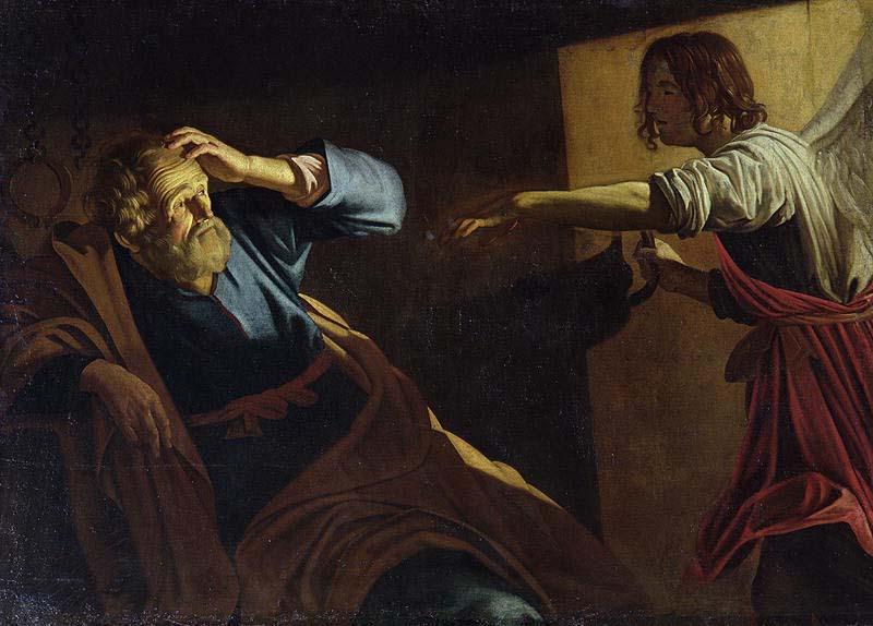 Gerard van Honthorst St Peter Released from Prison. At the Staatliche Museen, Berlin. oil painting picture